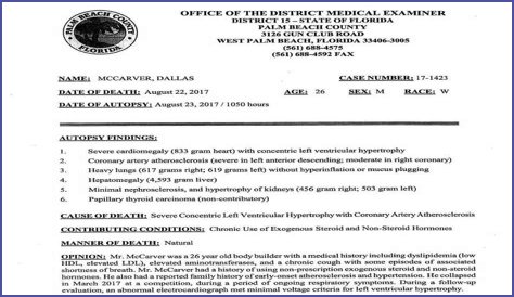 Dallas McCarver Autopsy: The Full Story & Lingering Questions