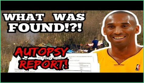 Kobe Autopsy Report Details: Shocking Findings Revealed